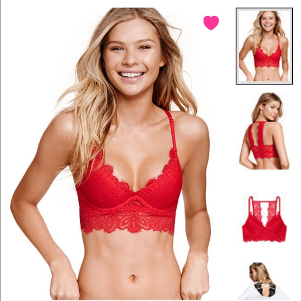 PINK Date lightly lined bralette 😍