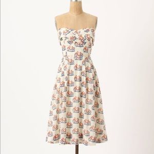 Anthropologie Postmark bike lane dress