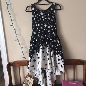 Starry hi lo dress