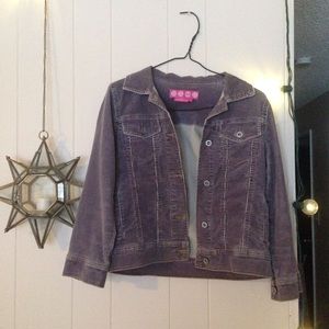 retro light purple jacket