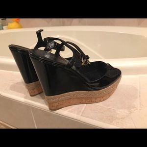 Slightly used gucci wedges