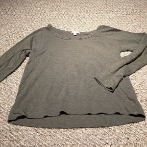 James Perce cropped sweatshirt