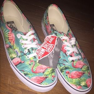 Men's Flamingo Vans size 12