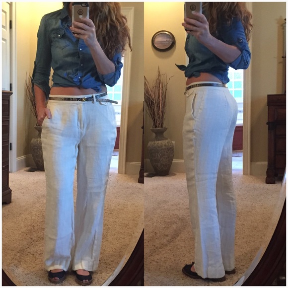 white pants size 4