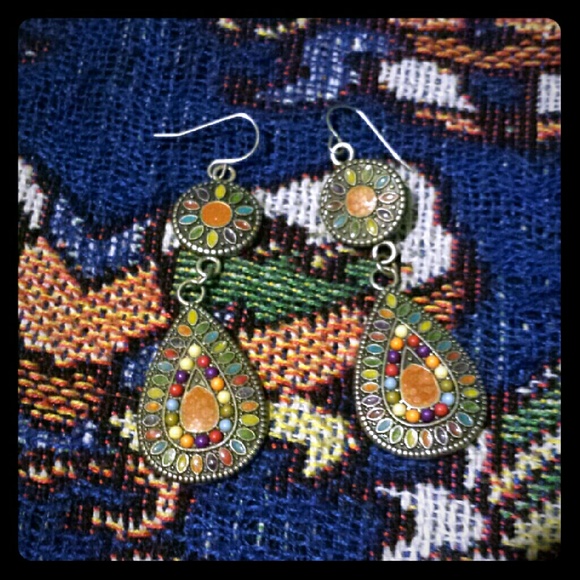 Hippy dangle earrings - Picture 1 of 1