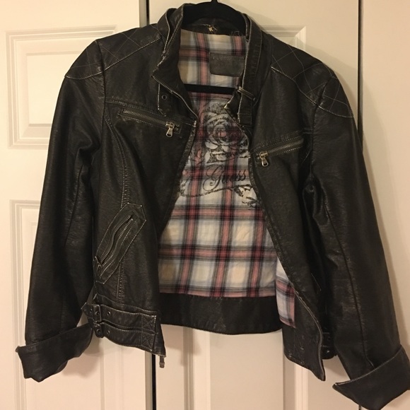 Guess Jackets & Blazers - Guess Leather Jacket