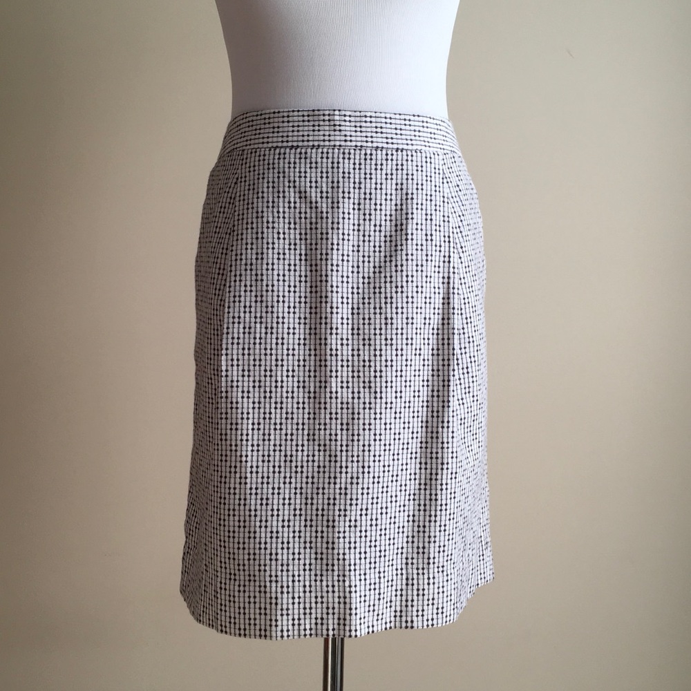 GAP Skirt 8 pencil lined wear to work pocket zip