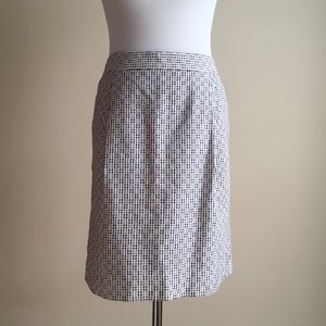 GAP Skirt 8 pencil lined wear to work pocket zip