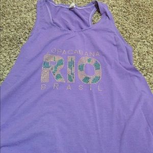 Purple tank
