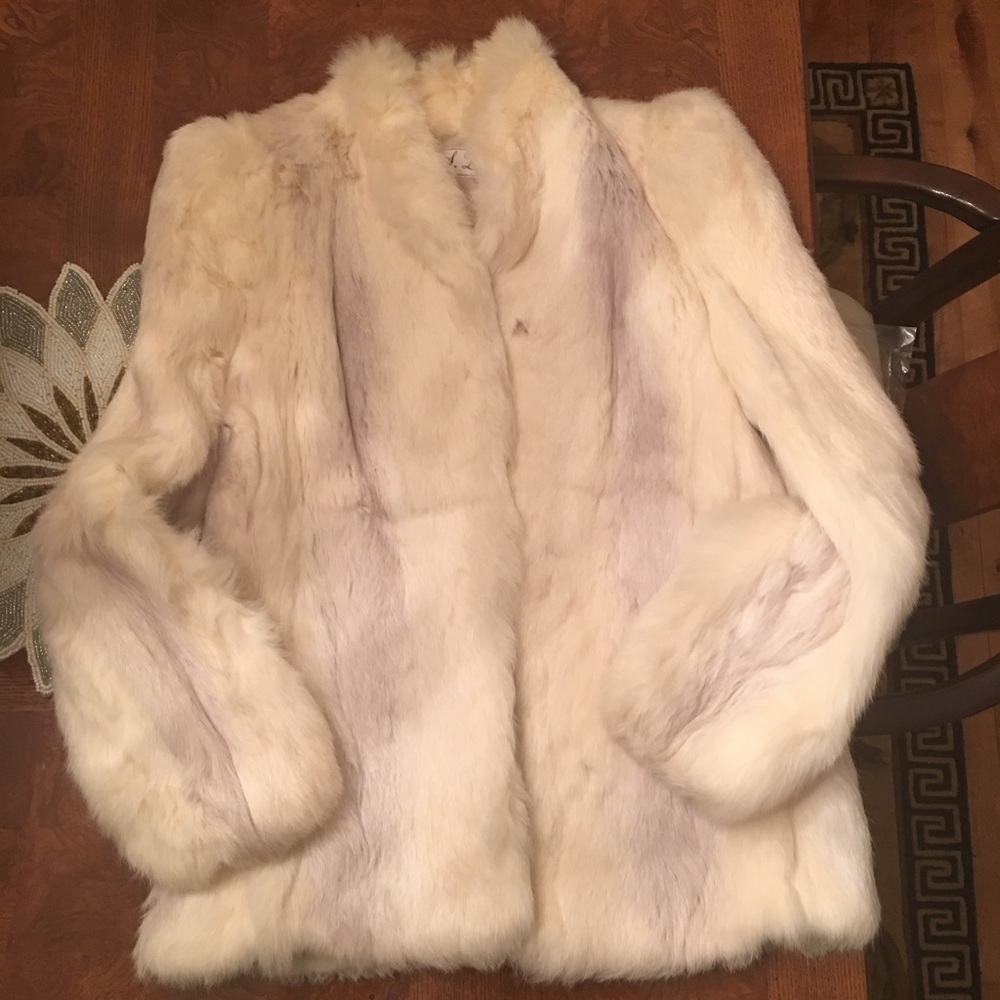 SOLD Vintage Rabbit Fur Jacket