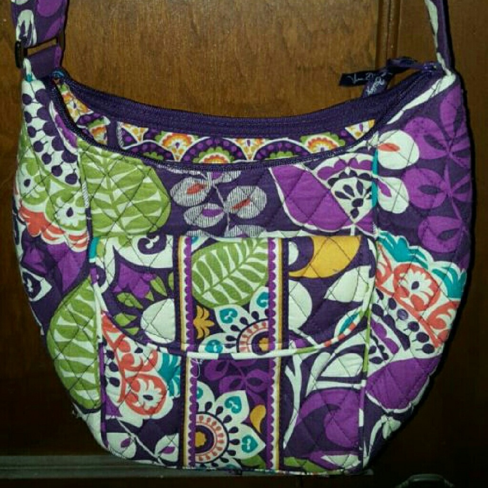 Vera Bradley, Plum Crazy, Clare Carryall Crossbody