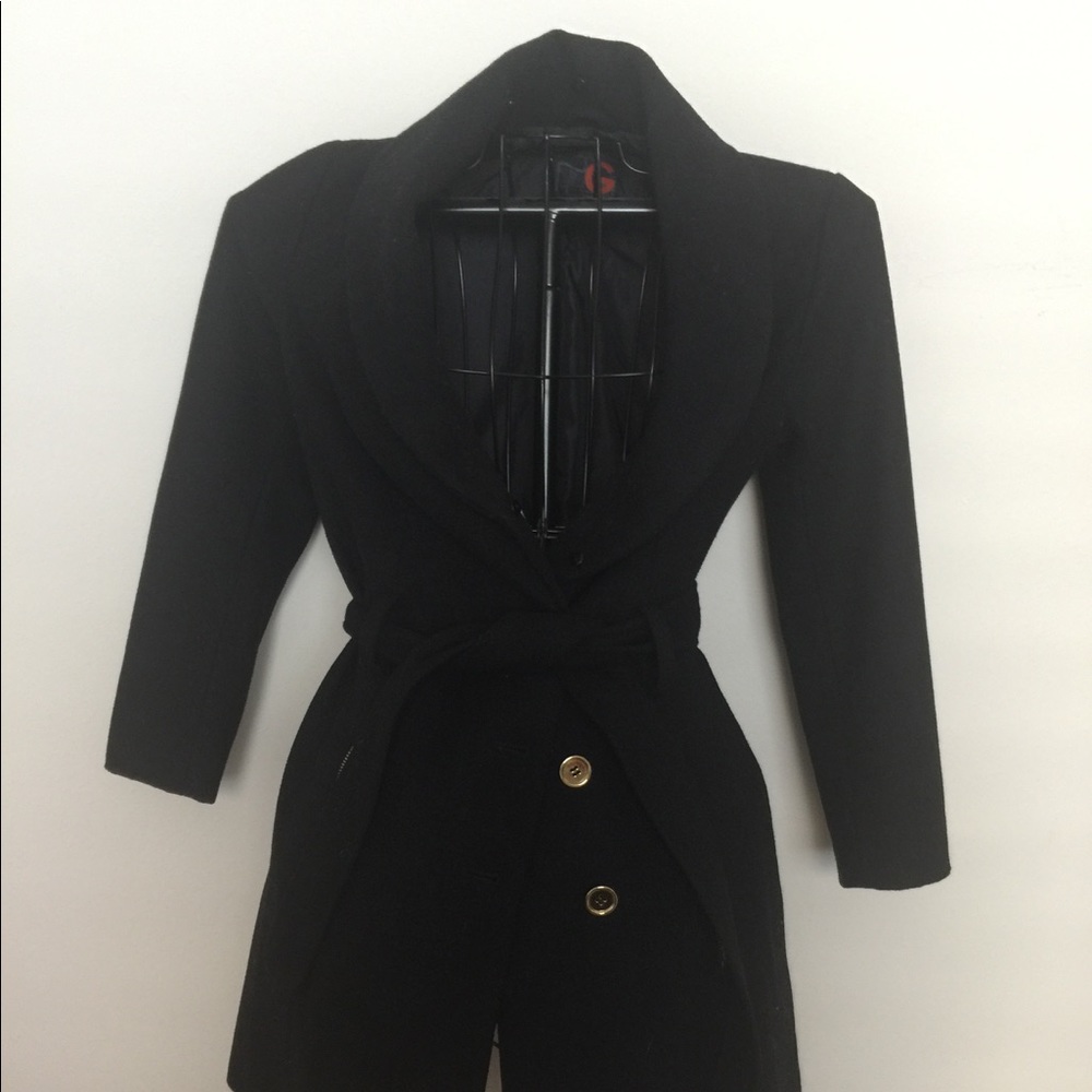 GbyGuess Black Coat Jacket