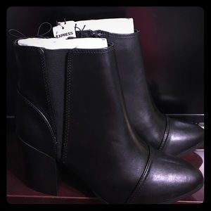 Black ankle boots