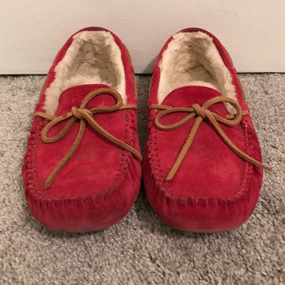 Red Ugg Moccasins