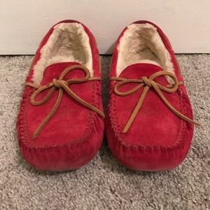 Red Ugg Moccasins