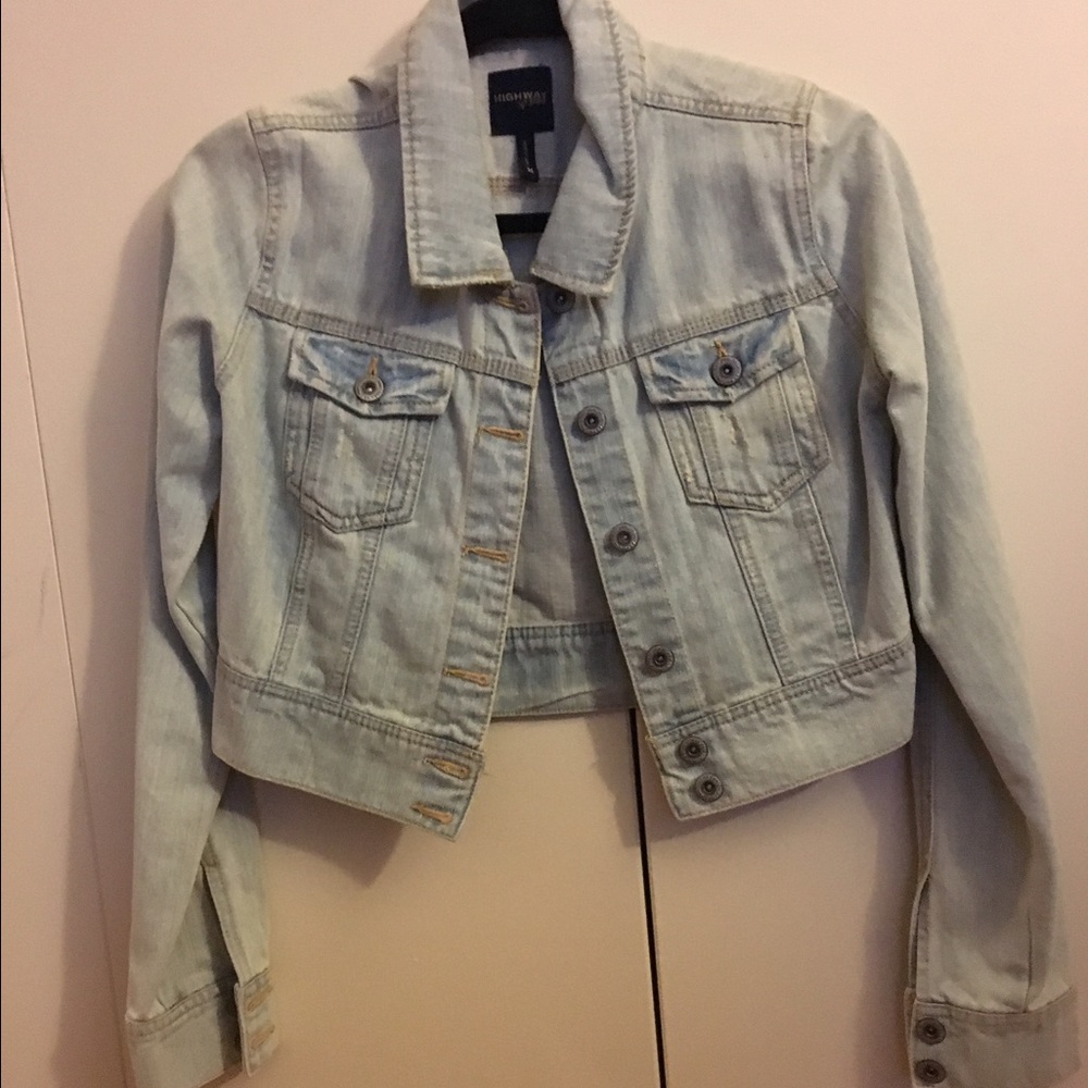 Light blue denim jacket