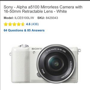 NEW W / BOX Sony a5100 camera SERIOUS INQUIRES!