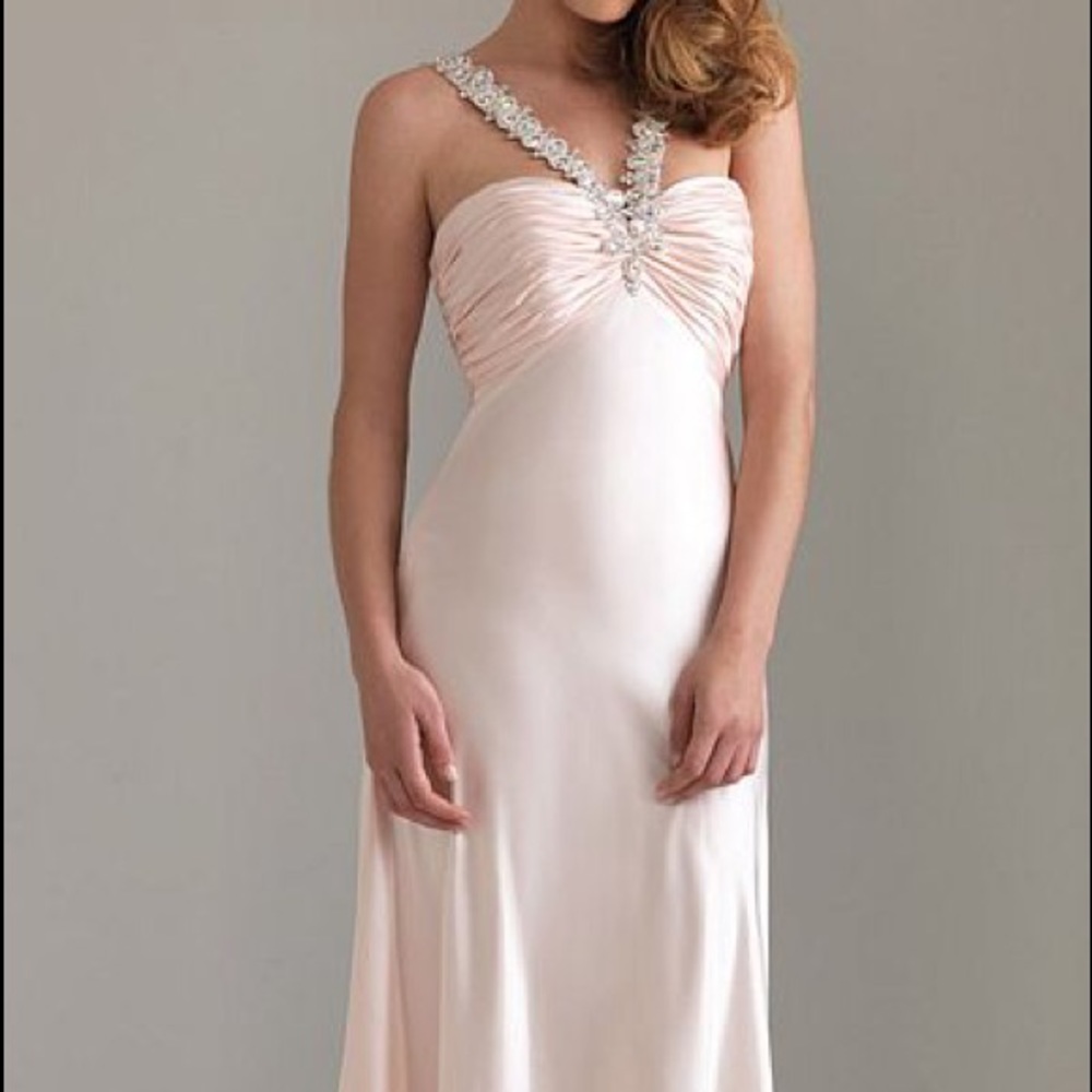 NWOT Blush Pink Prom Dress