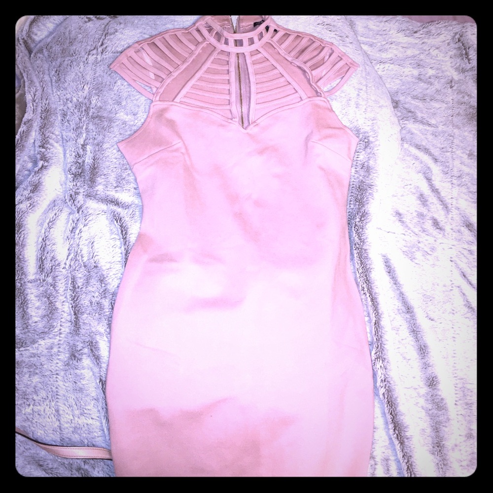 Pink/nude dress