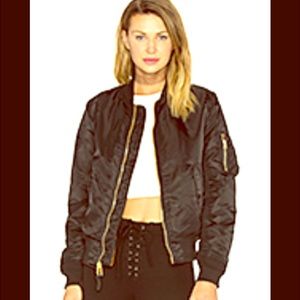 Marc Jacobs women's black bomber jacket