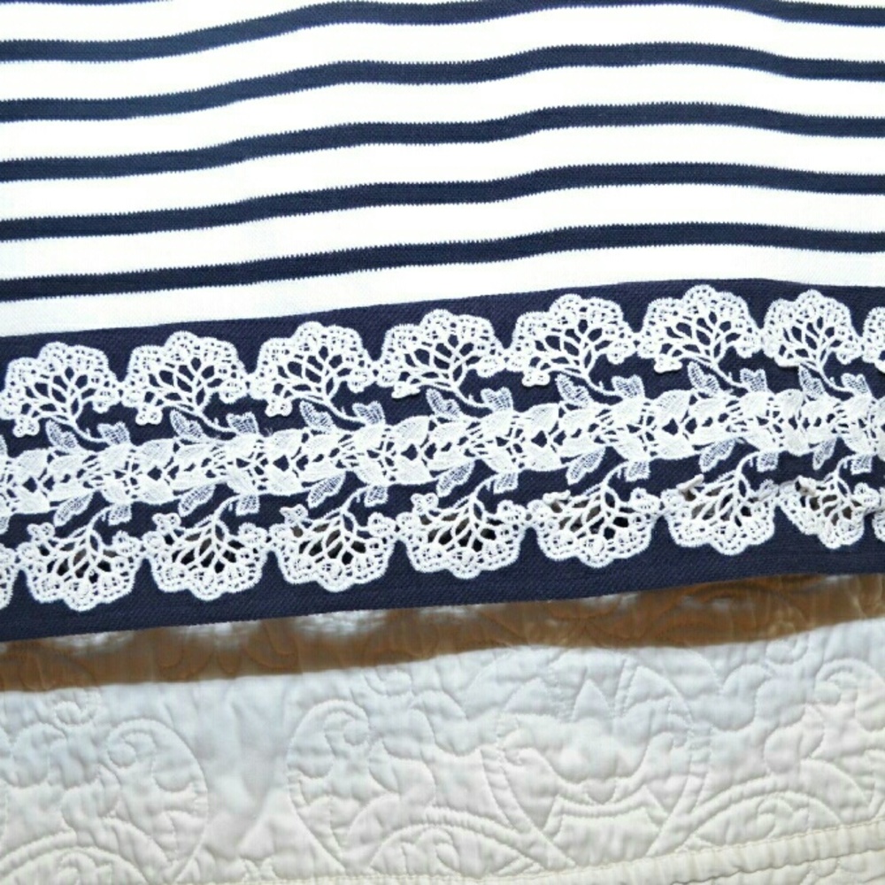 White/Blue Navy Dress