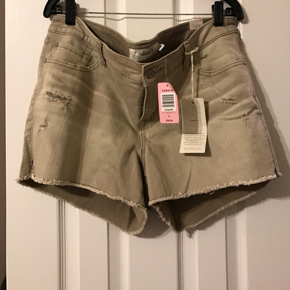Tan shorts