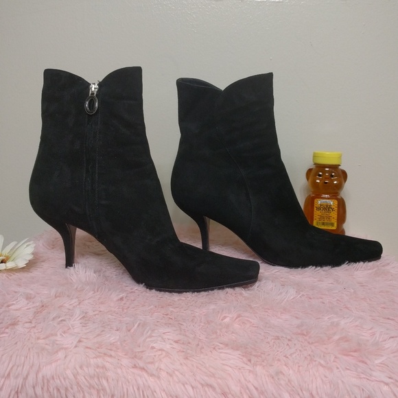 Sergio Rossi Black Suede Boots. Fun & Flirty HP  - Picture 3 of 8