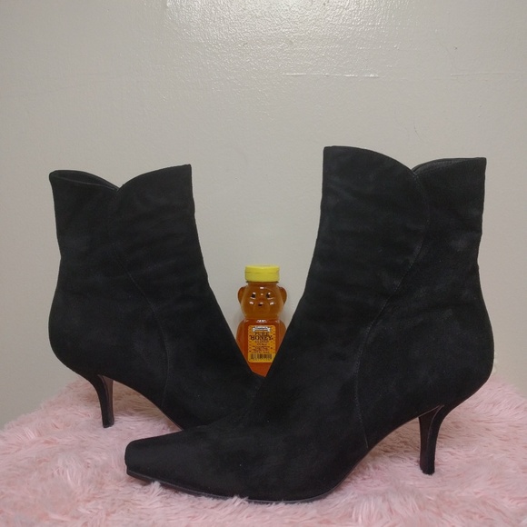 Sergio Rossi Black Suede Boots. Fun & Flirty HP  - Picture 5 of 8