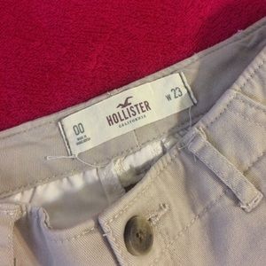 Tan Hollister shorts