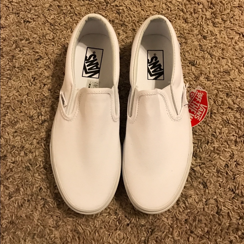 Vans Classic Slip-Ons White US7/EU39