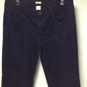 J. Crew Navy Blue Corduroys