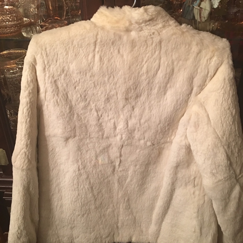 Vintage Shaved Rabbit Fur Jacket - Picture 2 of 4