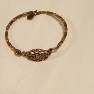 Alex + Ani gold tone bracelet