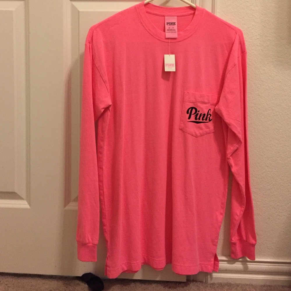 Long sleeve Pink tee