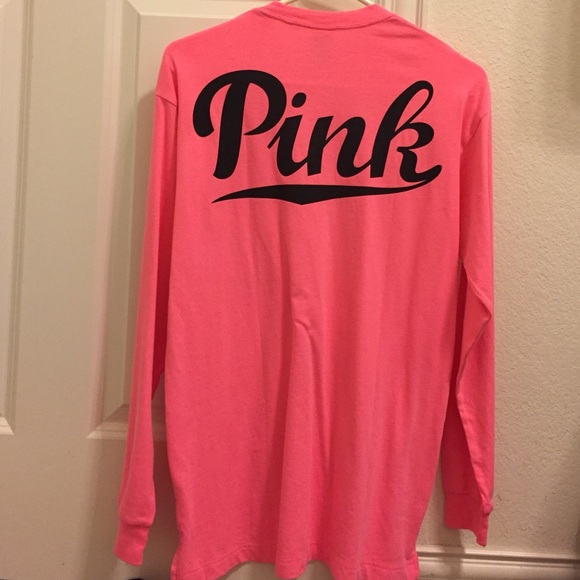 Long sleeve Pink tee - Picture 2 of 4