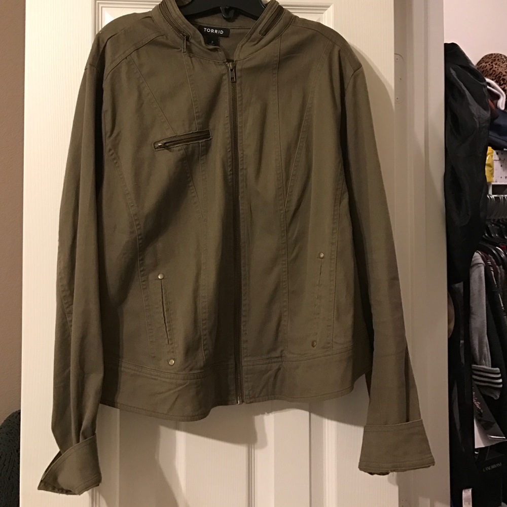 Army green jacket