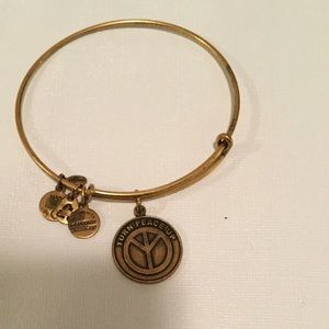 Alex + Ani Peace sign bracelet