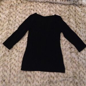 Black 3/4 Sleeved Shirt XS Merona