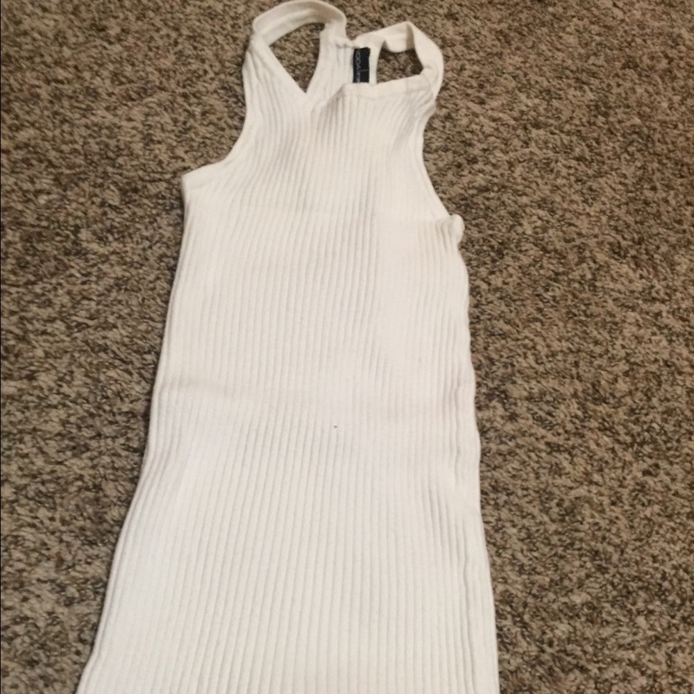 White formal top