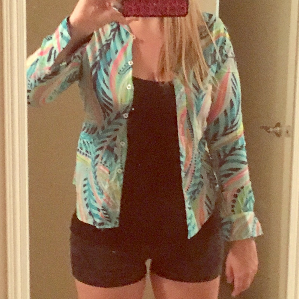 Lily Pulitzer button-up shirt