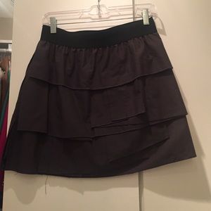 Grey layered skirt