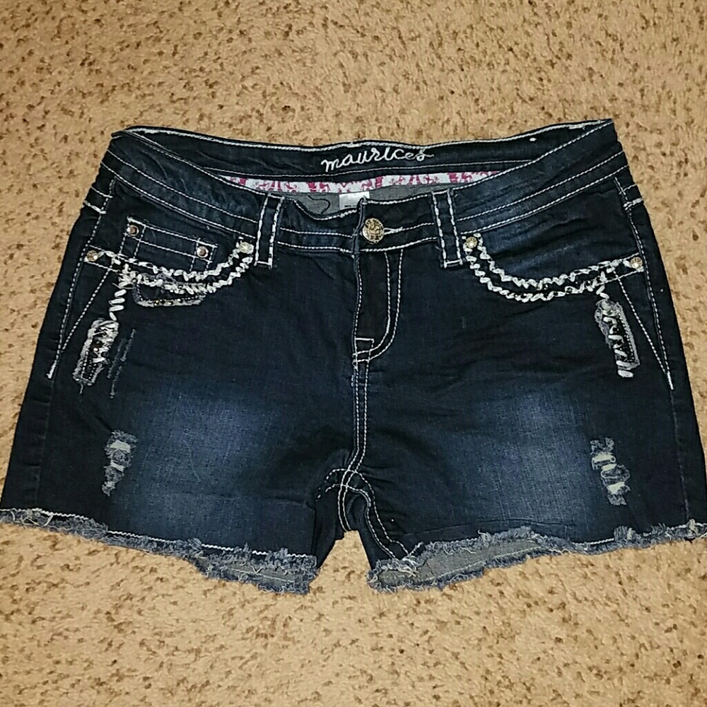 Women's denim jeans shorts size 9/10