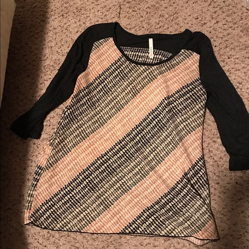 Gilli mixed material top size L