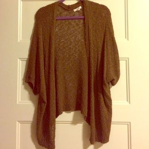 Sun & shadow short sleeve cardigan