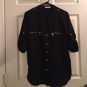 Calvin Klein women's black top