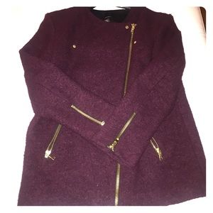 Deep Burgundy  Womens Coat SZ Large