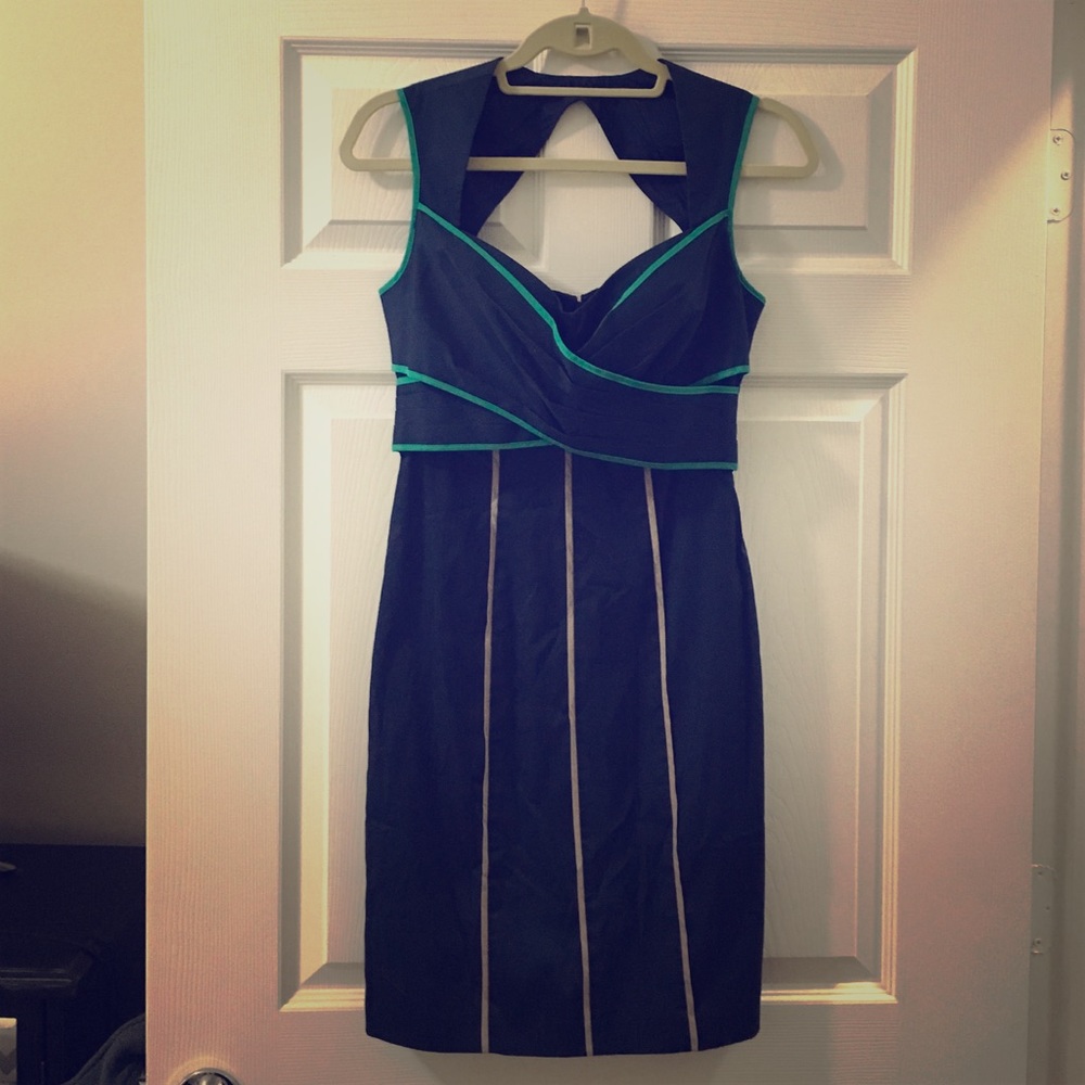 Jessica Simpson Size 4 Navy Blue Dress