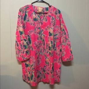Lilly Pulitzer Toucan Oasis Tunic Cover-up