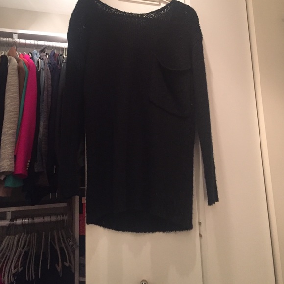 Black long knit tunic/ sweater - Picture 1 of 2