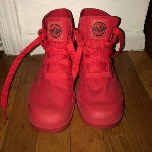 Red Monochrome Palladium Boots